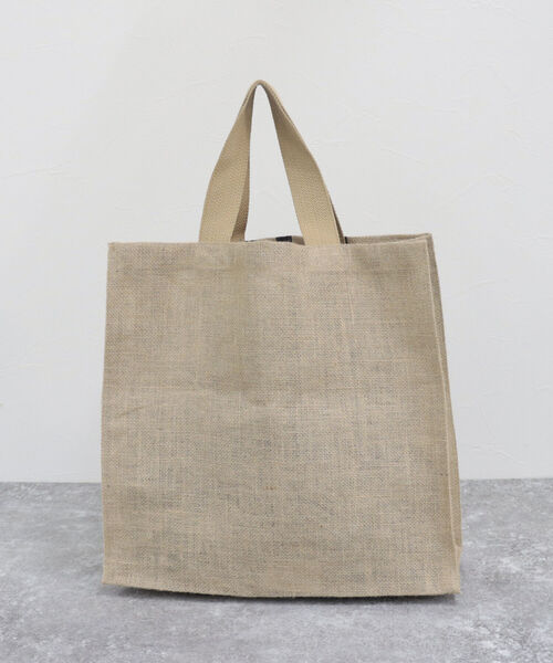 MAISON BENGAL（マイソンベンガル）の「【Maison Bengal/メゾンベンガル】別注ストライプ×CITYプリントトートバッグ（トートバッグ・レディース・ホワイト系その他/ブラック系その他・FREE）」の3枚目の写真