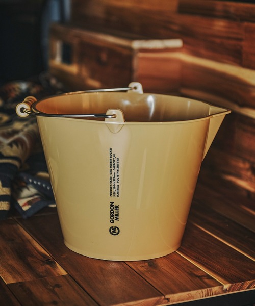 GORDON MILLER（ゴードンミラー）の「GORDON MILLER（ゴードンミラー）ラバーバケツ8L（掃除グッズ・メンズ・タン/ダークグレー/オリーブドラブ・ONE SIZE）」の2枚目の写真