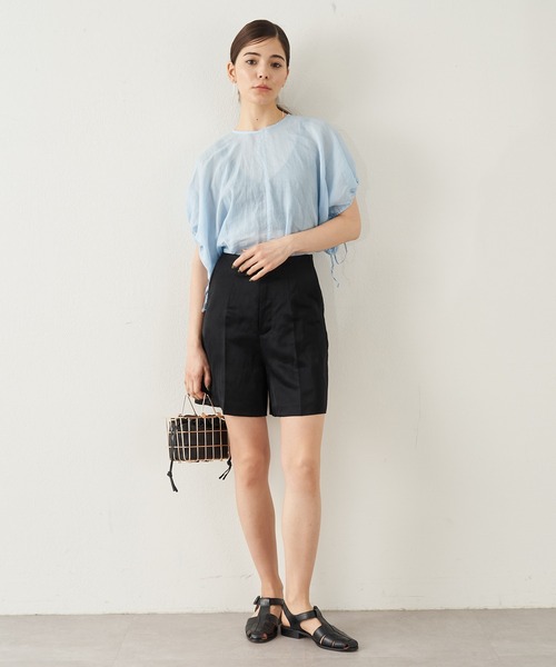 Whim Gazette(ウィム ガゼット)のサテンウォッシャブルショーツ