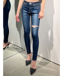 GYDA | M/W HIP RIPPEDスキニーデニムPT(デニムパンツ)