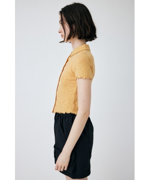 MOUSSY（マウジー）の「TRANSPARENT SKINNY カーディガン