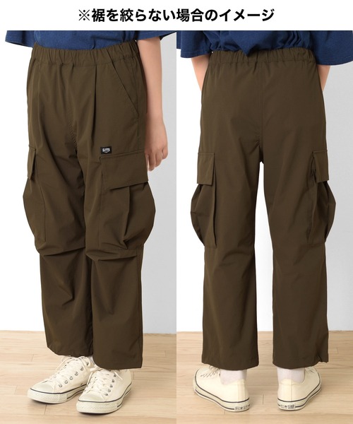 GLAZOS（グラソス）の「[ストレート]ナイロンリップストップ・8.5分丈カーゴパンツ（カーゴパンツ・キッズ・カーキ/ブラック・170cm/160cm/150cm/140cm）」の12枚目の写真