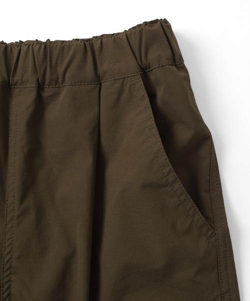 GLAZOS（グラソス）の「[ストレート]ナイロンリップストップ・8.5分丈カーゴパンツ（カーゴパンツ・キッズ・カーキ/ブラック・170cm/160cm/150cm/140cm）」の21枚目の写真