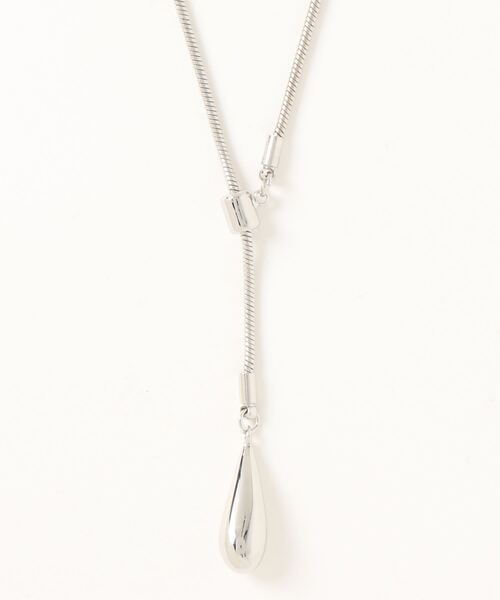 apres jour mignon(アプレジュールミニョン)の「【apresjour mignon×ARIAZ】ドロップロングネックレス(ネックレス・レディース・ゴールド/シルバー・ONESIZE)」の4枚目の写真