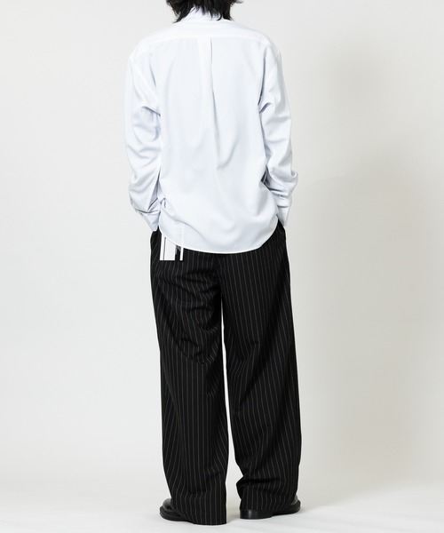 JOHN'S CLOSET(ジョンズクローゼット)の「【13】デザインネクタイ付きシャツ(シャツ/ブラウス・メンズ・オフホワイト/ブラック/グリーン/ブルー/ブラック系1/ホワイト系1・MEDIUM/LARGE)」の12枚目の写真
