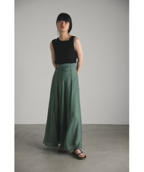 STYLEMIXER(スタイルミキサー)の「エアリーシアーナロースカート(スカート・レディース・ホワイト/グリーン/ブラック・SMALL/MEDIUM)」の15枚目の写真