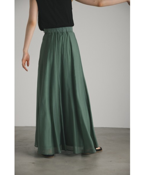 STYLEMIXER(スタイルミキサー)の「エアリーシアーナロースカート(スカート・レディース・ホワイト/グリーン/ブラック・SMALL/MEDIUM)」の20枚目の写真