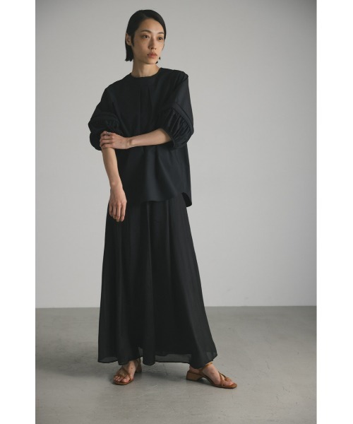STYLEMIXER(スタイルミキサー)の「エアリーシアーナロースカート(スカート・レディース・ホワイト/グリーン/ブラック・SMALL/MEDIUM)」の5枚目の写真