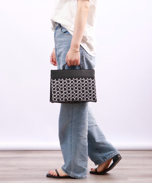 ROOTOTE(ルートート)の「ROOTOTE 総柄ミニトートバッグ(トートバッグ・メンズ・ブラック系その他2/ベージュ系その他2/グリーン系その他2/ライトグレー系/アイボリー系/カーキ系/ネイビー系/レッド系その他/ブラック系その他/グレー系その他/ベージュ系その他/グリーン系その他/ブラック・FREE)」の21枚目の写真