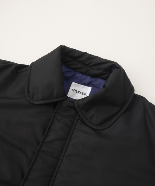 MILKFED.（ミルクフェド）の「MA-1 FLIGHT LONG JACKET（MA-1・レディース・グレー/ブラック/オリーブ・ONE SIZE）」の7枚目の写真