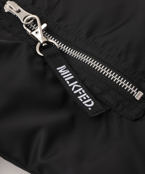 MILKFED.（ミルクフェド）の「MA-1 FLIGHT LONG JACKET（MA-1・レディース・グレー/ブラック/オリーブ・ONE SIZE）」の21枚目の写真