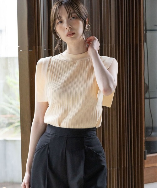 バンドスリーブニット963893