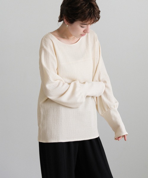 トップス moka セール】アメスリドッキングリブトップス（Tシャツ/カットソー