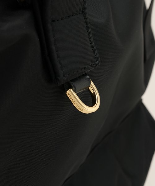 VIOLAd'ORO(ヴィオラドーロ)の「【VIOLAd’ORO/ヴィオラドーロ】 ナイロンレザー2WAYBAG(バックパック/リュック・レディース・ブラック・FREE)」の21枚目の写真