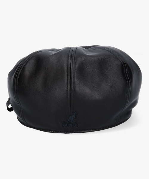 更に値下げしました❣️レオナール　カンカン素材　Mサイズ KANGOL（カンゴール）の「KANGOL FAUX LEATHER CAP（ハンチング