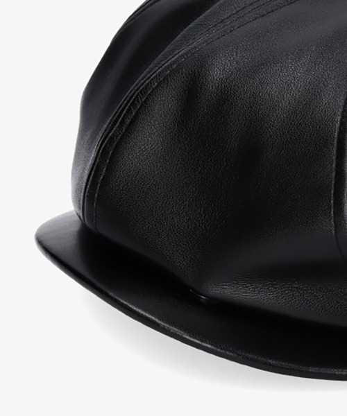 KANGOL（カンゴール）の「KANGOL FAUX LEATHER CAP（ハンチング