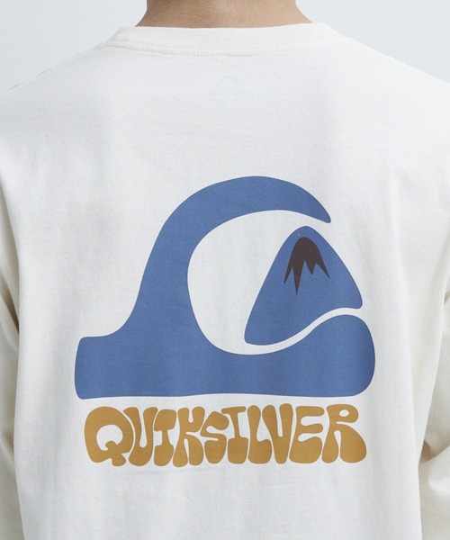 Quiksilver(クイックシルバー)の「ANDY MW LT/クイックシルバー長袖バックプリントロンT(Tシャツ/カットソー・メンズ・ホワイト/ブルー・MEDIUM/LARGE/X-LARGE)」の7枚目の写真