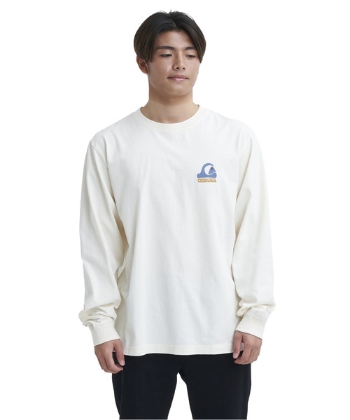 Quiksilver(クイックシルバー)の「ANDY MW LT/クイックシルバー長袖バックプリントロンT(Tシャツ/カットソー・メンズ・ホワイト/ブルー・MEDIUM/LARGE/X-LARGE)」の3枚目の写真