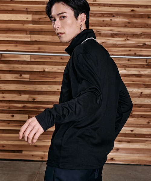 NO ID.(ノーアイディ)の「【NO ID.】Print Turtleneck Long T-Shirt / プリント タートルネック ロンT(Tシャツ/カットソー・メンズ・その他5/その他9/ブラック・1/2)」の5枚目の写真