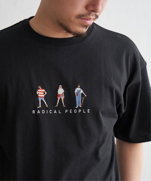 VENCEEXCHANGE(ヴァンスエクスチェンジ)の「ひと文字刺繍Tシャツ(Tシャツ/カットソー・メンズ・ホワイト/ブラック/イエロー/ライトグレー・M/L)」の1枚目の写真