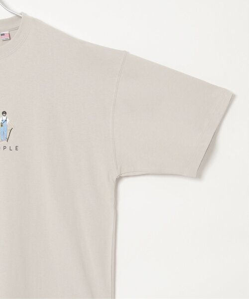 VENCEEXCHANGE(ヴァンスエクスチェンジ)の「ひと文字刺繍Tシャツ(Tシャツ/カットソー・メンズ・ホワイト/ブラック/イエロー/ライトグレー・M/L)」の7枚目の写真