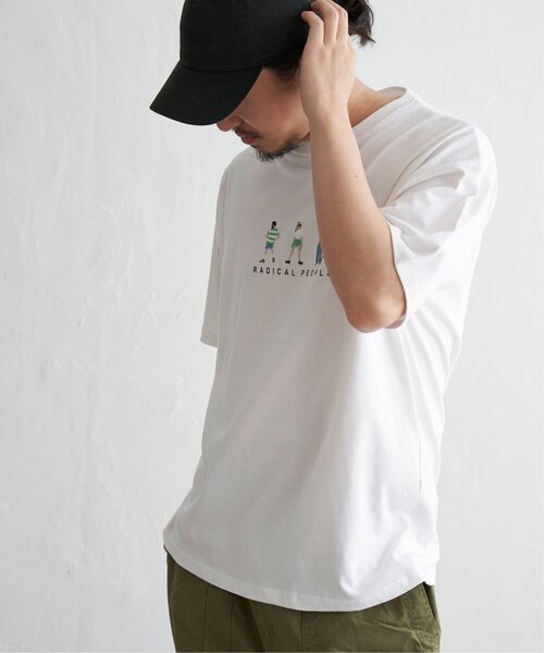 VENCEEXCHANGE(ヴァンスエクスチェンジ)の「ひと文字刺繍Tシャツ(Tシャツ/カットソー・メンズ・ホワイト/ブラック/イエロー/ライトグレー・M/L)」の21枚目の写真