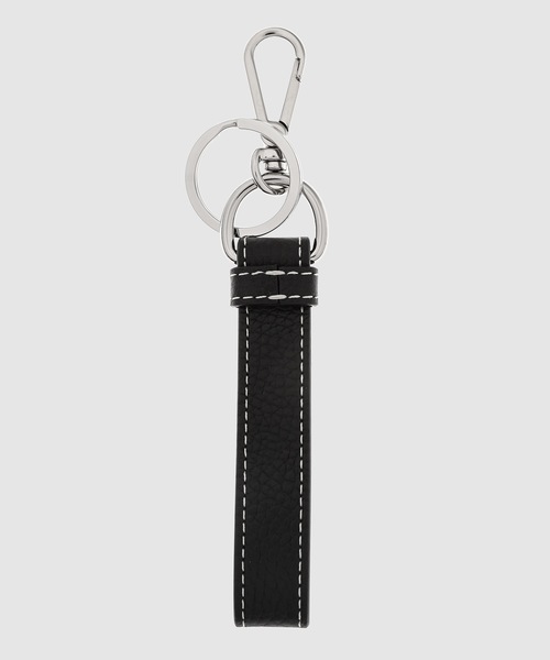 MARNI（マルニ）の「GRAIN LEATHER KEY RING / キーリング（キーケース/キーアクセサリー・メンズ・ブラック・ONE SIZE）」の2枚目の写真