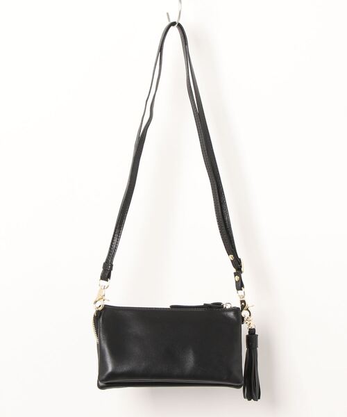 Cepica（セピカ）の「ラムレザータッセル付お財布ショルダーバッグ