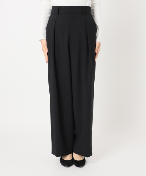 journal standard L'essage（ジャーナルスタンダードレサージュ）の「■ワイドタックパンツ（スラックス・レディース・グレー/ブラック・36/38）」の17枚目の写真