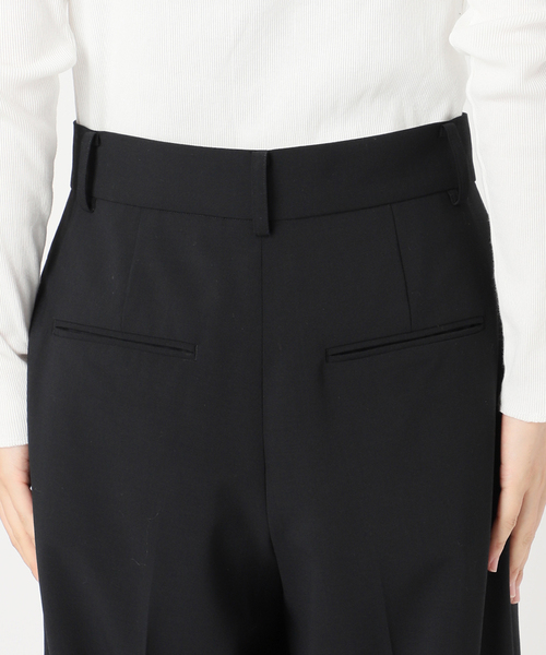 journal standard L'essage（ジャーナルスタンダードレサージュ）の「■ワイドタックパンツ（スラックス・レディース・グレー/ブラック・36/38）」の20枚目の写真