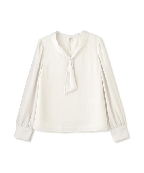 PROPORTION BODY DRESSING（プロポーションボディドレッシング）の「オータムパールボウタイブラウス / 1213210911（シャツ/ブラウス・レディース・ホワイト系その他/ダークグレー/グレー・SMALL/MEDIUM）」の16枚目の写真