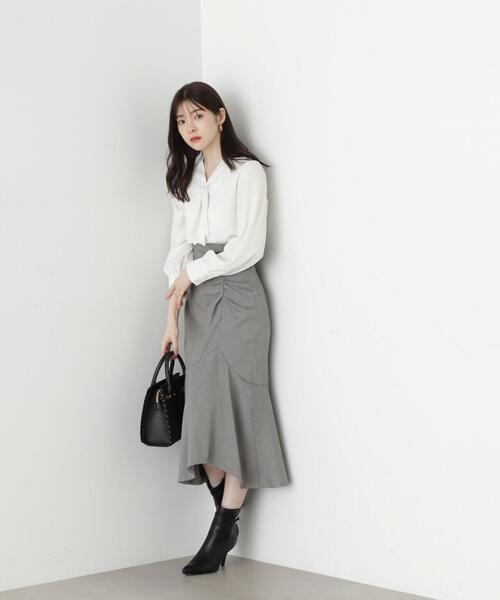 PROPORTION BODY DRESSING（プロポーションボディドレッシング）の「オータムパールボウタイブラウス / 1213210911（シャツ/ブラウス・レディース・ホワイト系その他/ダークグレー/グレー・SMALL/MEDIUM）」の19枚目の写真