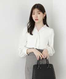 PROPORTION BODY DRESSING | オータムパールボウタイブラウス / 1213210911(シャツ/ブラウス)