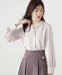 PROPORTION BODY DRESSING | オータムパールボウタイブラウス / 1213210911(シャツ/ブラウス)