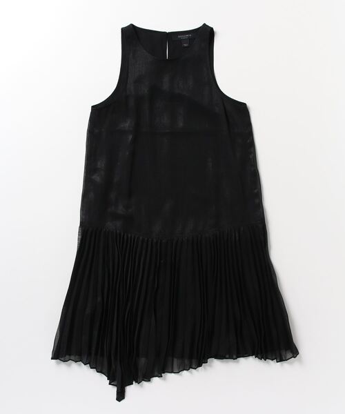 ALLSAINTS(オールセインツ)の「EVE 2-IN-1 SLEEVELESS PLEATED MINI DRESS | EVE EVE 2-IN-1 ノースリーブ プリーツ ミニ ドレス・ワンピース(ワンピース・レディース・ブラック・S/M/L/XS)」の10枚目の写真