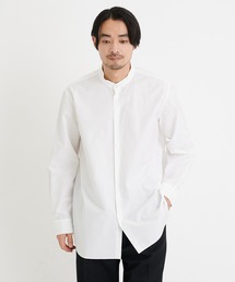 【ATON/エイトン】 SUVIN BROAD BAND COLLAR SHIRT/スヴィンブロードバンドカラーシャツ