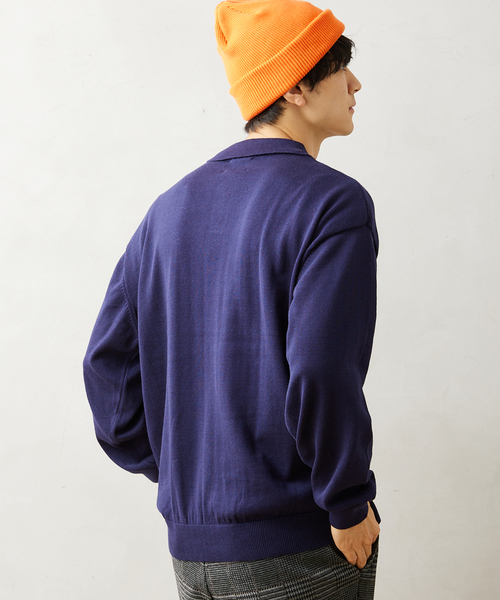 J.C.PENNEY(ジェーシーペニー)の「【PENNEY'S / ペニーズ】THE FOX ニットポロ(ニット/セーター・メンズ・ネイビー/ブラック・MEDIUM/LARGE)」の9枚目の写真