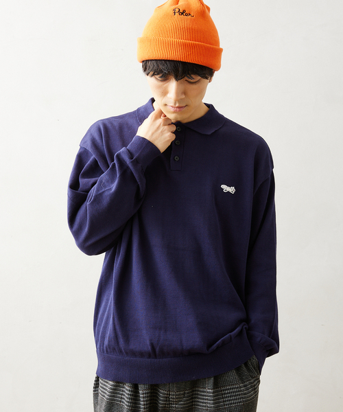 J.C.PENNEY(ジェーシーペニー)の「【PENNEY'S / ペニーズ】THE FOX ニットポロ(ニット/セーター・メンズ・ネイビー/ブラック・MEDIUM/LARGE)」の17枚目の写真
