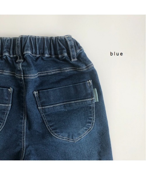 L.COPECK(エルコペック)の「ハイストレッチデニムスキニー(デニムパンツ・キッズ・ネイビー/ブルー/ブルー系・140cm/110cm/130cm/120cm/100cm)」の6枚目の写真