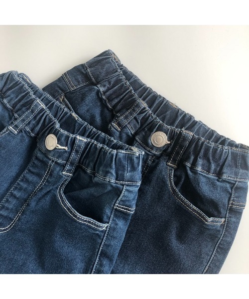 L.COPECK(エルコペック)の「ハイストレッチデニムスキニー(デニムパンツ・キッズ・ネイビー/ブルー/ブルー系・140cm/110cm/130cm/120cm/100cm)」の12枚目の写真