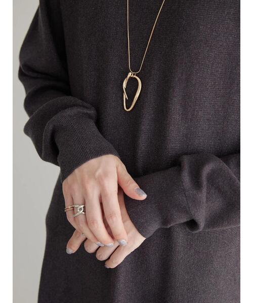 AMERICAN HOLIC（アメリカンホリック）の「バイパチニットフレアワンピース（ワンピース・レディース・ブラック/杢グレー・M/L）」の21枚目の写真