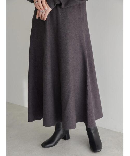 AMERICAN HOLIC（アメリカンホリック）の「バイパチニットフレアワンピース（ワンピース・レディース・ブラック/杢グレー・M/L）」の22枚目の写真