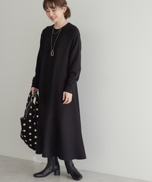 バイパチニットフレアワンピース