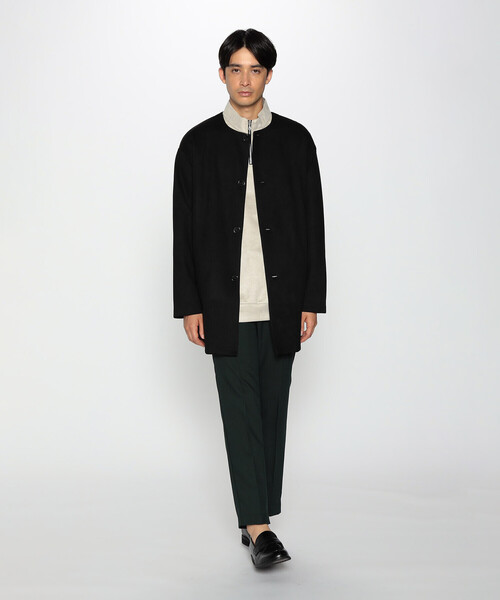 COMME CA ISM(コムサイズム)の「フェイクスエード ノーカラーカーディガン(カーディガン/ボレロ・メンズ・ブラック/モカ・L/M)」の20枚目の写真
