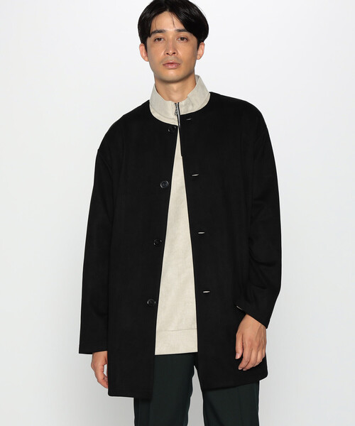 COMME CA ISM(コムサイズム)の「フェイクスエード ノーカラーカーディガン(カーディガン/ボレロ・メンズ・ブラック/モカ・L/M)」の19枚目の写真