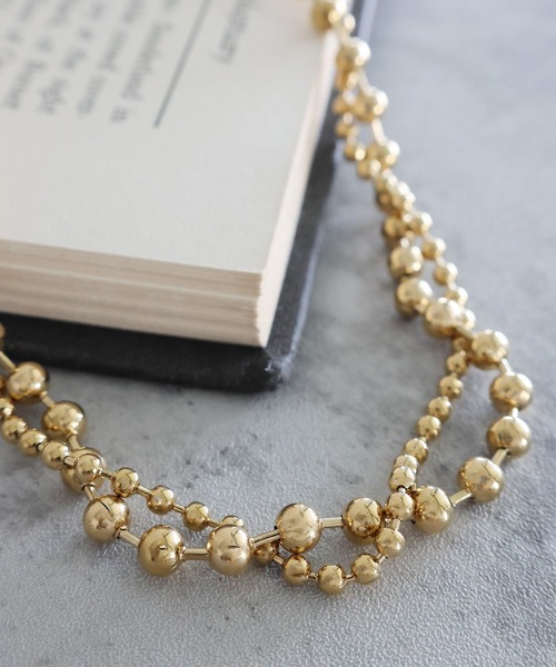 LEPSIM(レプシィム)の「ステンレスショートネックレス 983135(ネックレス・レディース・ゴールド系その他/シルバー/シルバー系その他/ゴールド・ONE SIZE)」の1枚目の写真