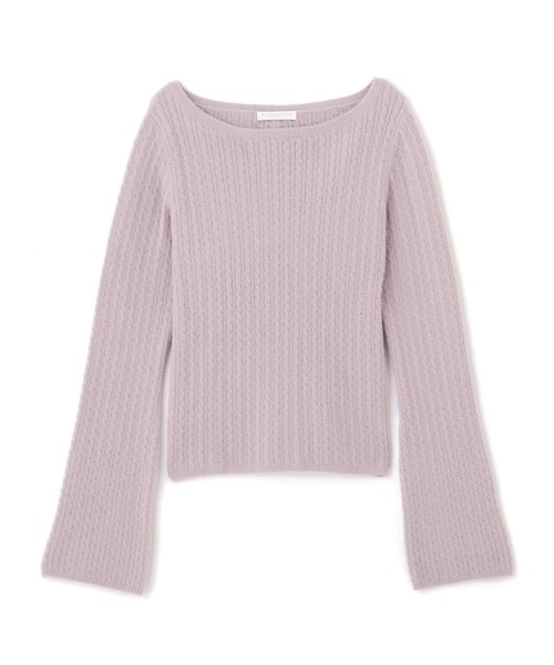 ノーソーイングニット　フレアスリーブ　ピンク Chacottノーソーイングニット チェリーピンク 【Chacott チャコット