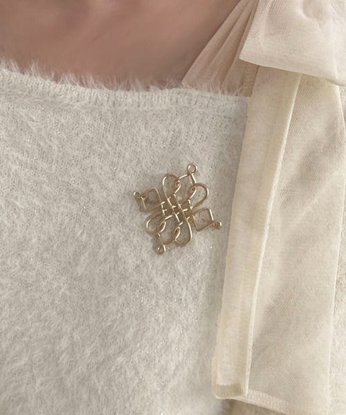 apres jour clair(アプレジュールクレア)の「【apres jour clair】2WAYフェザーニット【ZOZOTOWN限定アイテム】(ニット/セーター・レディース・グレー/アイボリー/ネイビー・X-LARGE/フリー)」の10枚目の写真