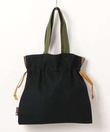 カヤ（カヤ）の「【sasicco×カヤ】三河木綿 刺し子織り巾着トートバッグ（トートバッグ）」