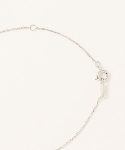 ESTELLE（エステール）の「1月誕生石 シルバー ガーネット ネックレス ESTELLE/エステール WEB限定（ネックレス・レディース・ホワイト・40cm）」の6枚目の写真